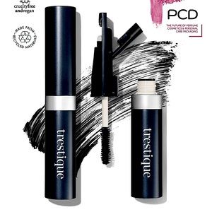 New! TRESTIQUE -Good Vibes Mascara! Shade:Icelandic Black Laquer(a deep black)